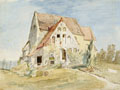 KatNr 37 Ernst Erwin Oehme, Waldstück / "Martinskapelle in Meißen". Vor 1885.