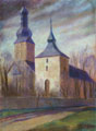 KatNr 512   Bruno Paul, Stiftskirche in Ebersdorf bei Chemnitz. Wohl 1890's.