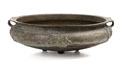 KatNr 953 Large temple bowl - Uruli. Kerala, South India. Probably 19th century / early 20th century. 20th cent.