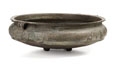 KatNr 953 Large temple bowl - Uruli. Kerala, South India. Probably 19th century / early 20th century. 20th cent.