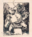 KatNr 525   Otto Seitz, Rauferei im Trinklokal. 1888.