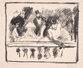 KatNr 446 Ferdinand Dorsch "Im Garten" / "Gartenrestaurant". 1923/ 1921.