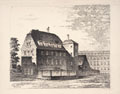 KatNr 720   Otto Reinhardt Loschwitz – Rißweg / "Dresden – Käufferstraße [?] – Frauen-Kloster" / "Dresden – alter Hof am Klosterplatz" / Leubnitz / Dresden-Nord im Grund. Um 1950.