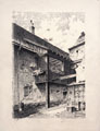 KatNr 720 Otto Reinhardt Loschwitz – Rißweg / "Dresden – Käufferstraße [?] – Frauen-Kloster" / "Dresden – alter Hof am Klosterplatz" / Leubnitz / Dresden-Nord im Grund. Um 1950.