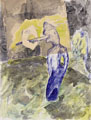 KatNr 541   Hans Peter Adamski, Erotische Szene / Figur und Maske. 1980/ 1981.