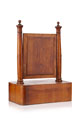 KatNr 916 Biedermeier-Psyche (Tischspiegel). 1st half 19th cent.