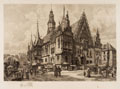 KatNr 533   Hugo Ulbrich "Rathaus zu Breslau". 1903.
