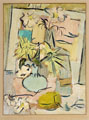 KatNr 345   Elisabeth Pohlenz-Mostar "Stillleben mit Herbstblüten". Wohl 1950's.