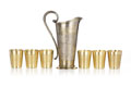 KatNr 892 Trinkservice für sechs Personen. Max Möckel, Sachsen. Early 20th cent.