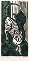 KatNr 722   Peter Royen, Zwei Katzen. 1954.
