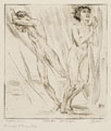 KatNr 454 Georg Gelbke "Liebesgestehen" / Sechs Arbeiten aus "Über eine Liebe". 1915.