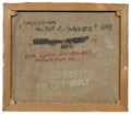 KatNr 324 Hans Jüchser "Impression mit Rot und Schwarz". 1963.