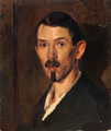 KatNr 075   Paul Wilhelm (zugeschr.), Studienkopf eines jungen Mannes. Um 1910.