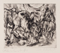 KatNr 269   Paul Kleinschmidt "Szene aus Don Quichote, (Cardenio trifft Don Quichote)". 1913.