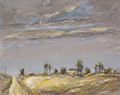 KatNr 153   Rolf Schubert "Sonnige Landschaft". 1979.