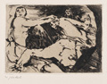 KatNr 262 Willy Jaeckel "Stillende Mutter" / "Geborgenheit" / "Judith" / "Kampf um's Weib". 1913– 1915.