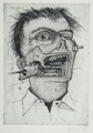 KatNr 481 Wolfgang Petrick, Flaneure / Blonder Kopf / Kopf / Hausfrau. 1964 bis 1974.