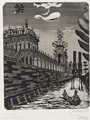 KatNr 559   Hans Körnig "Am Zwinger". 1958.