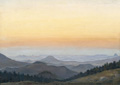 KatNr 089   Willy Müller-Lückendorf "Böhmische Abendlandschaft". 1932.