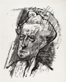 KatNr 477   Otto Dix "Maler Karl Rade II". 1949.