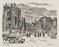 KatNr 614   Wilhelm Rudolph "Sonntag in der Ruinenstadt". 1945– 1947.