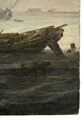KatNr 1 Simon Jacobsz de Vlieger "Küstenlandschaft" (costal landscape) of the collection of George V., last king of Hannover. 1630's or early 1640's.