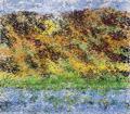 KatNr 203   Gerda Lepke, Atelierblick auf das Laubegaster Ufer (Dresden). 1989.