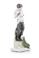 KatNr 765 Sehr großer "Faun mit Krokodil". Ferdinand Liebermann für Rosenthal (Selb). 1914.