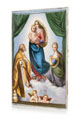 KatNr 640 Bildplatte "Sixtinische Madonna". Nach Raffael. Meissen. Wohl spätes 19th cent.