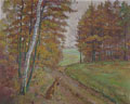KatNr 54 Conrad Felixmüller "Blankschmiede in Dassel". 1940.