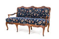 KatNr 713&nbsp;&nbsp; Kanapee im Louis XV-Stil. 19th cent.