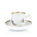KatNr 620 Tasse mit Untertasse "Watteaumalerei". Meissen. Um 1750/ 1760.