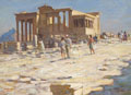 KatNr 064&nbsp;&nbsp; Hermann Kohlmann "Am Erechtheion, Athen". 1941.