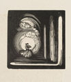 KatNr 254 Edward Henry Gordon Craig "Der weiße Fächer" und vier weitere Bühnenbilder. 1907.