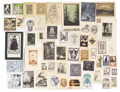KatNr 345 Verschiedene Künstler, Ca. 200 Exlibris und Gelegenheitsgrafiken, u.a. mit erotischen und Tod-Motiven. Überwiegend early 20th cent.