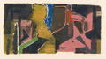 KatNr 385 Erhard Hippold, Fünf Farbmonotypien / Monotypie. 1954–1959.
