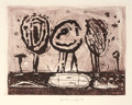 KatNr 490 Verschiedene ostdeutsche Künstler – 13 Druckgrafiken und Zeichnungen. 1950er -1980's.