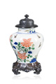 KatNr 691 Wucai baluster jar. China. Probably Transitional period. 1620-1683.