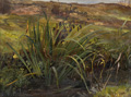KatNr 009&nbsp;&nbsp; Christian Friedrich Gille "Sumpfgewächse am Wasser". Um 1870/1880.