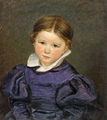 KatNr 017&nbsp;&nbsp; Franz Michael Veith, Bildnis eines Mädchens. 1831.