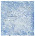 KatNr 431 Wilhelm Müller "Ultramarin und Indigo". 1997.