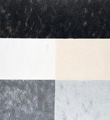 KatNr 427 Frank Müller, Aufstrebende Keile / Flächen in Schwarz, Gelb und Weiß. 1984/1986.