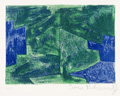KatNr 441&nbsp;&nbsp; Serge Poliakoff "Composition bleue et verte". 1963/1964.