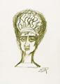 KatNr 359&nbsp;&nbsp; Otto Dix "Römerin I". 1962.