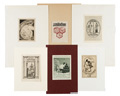 KatNr 320&nbsp;&nbsp; Walter Zeising, 13 Exlibris und drei Gelegenheitsgrafiken. Mind. von 1912–1924.