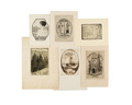 KatNr 320 Walter Zeising, 13 Exlibris und drei Gelegenheitsgrafiken. Mind. von 1912–1924.
