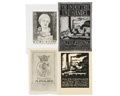 KatNr 320 Walter Zeising, 13 Exlibris und drei Gelegenheitsgrafiken. Mind. von 1912–1924.