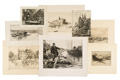 KatNr 322&nbsp;&nbsp; Walter Zeising, Acht Ansichten aus der Umgebung Dresdens. 1904–1927.