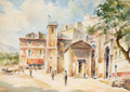 KatNr 242 Alfred Gelbhaar "Verona – Italien, Ponte Pietra" / "Rom". 1929.