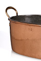 KatNr 676  Großer Fischbräter mit Deckel und Siebeinsatz aus der welfischen Hofküche. Wohl um 1771–1837.